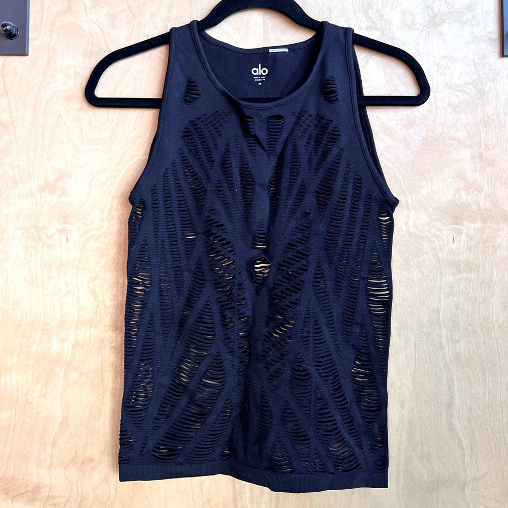 Alo Yoga Wanderer Cut-Out athletic tank size M